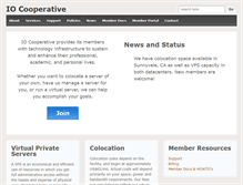 Tablet Screenshot of iocoop.org